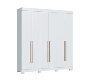 Clóset 6 puertas Opus blanco 203x184.2x47 cm
