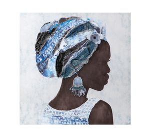 Canvas con tela 60x60 cm D1