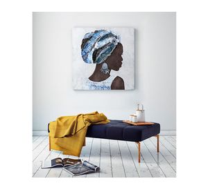 Canvas con tela 60x60 cm D1