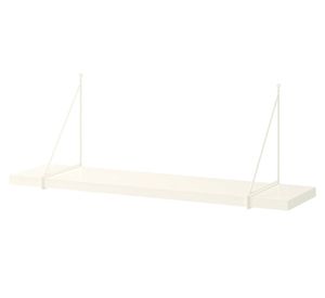 Repisa pared Escuadra blanco 30x80x20 cm