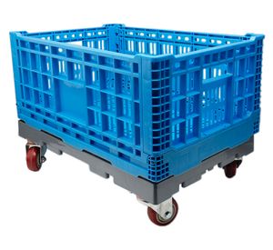 Soporte canastos 4 ruedas Heavy Duty