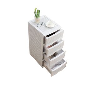 Cajonera textura 4 Niveles 69x35.5x28 cm