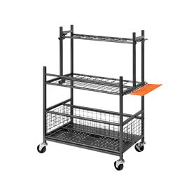 Carro organizador jardín 99x65x40 cm