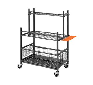 Carro organizador jardín 99x65x40 cm