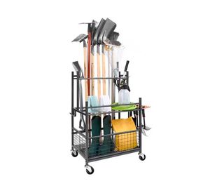 Carro organizador jardín 99x65x40 cm