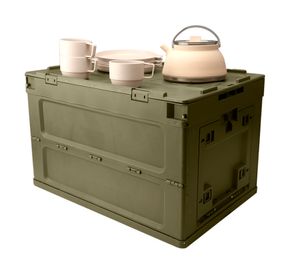 Caja organizadora tapa ensamble 52 lt