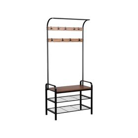 Perchero pie con zapatero