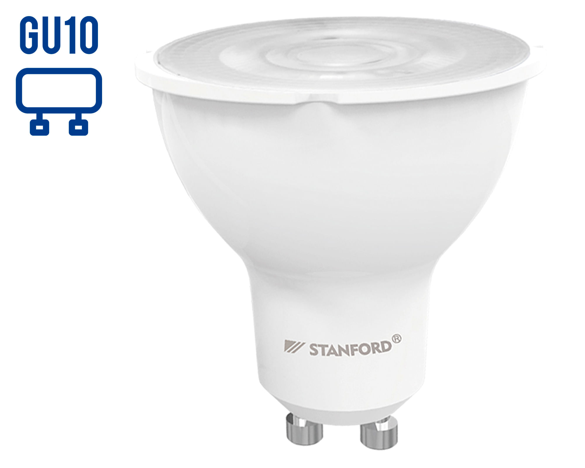 Ampolleta led 6W GU10 luz cálida Dicroica
