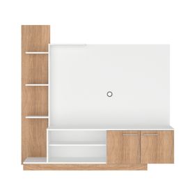 Mueble para TV 55" Reina blanco/café