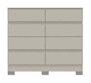 Cómoda Lara gris 8 cajones