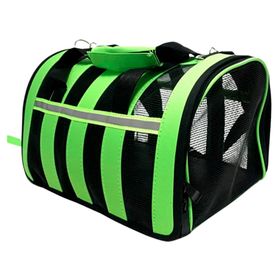 Bolso de transporte mascotas 34x24x23 cm verde claro