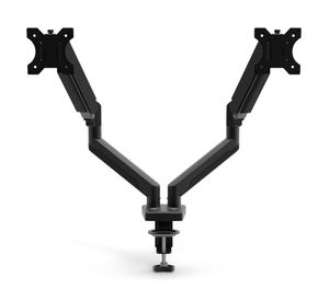Soporte para monitor Office doble negro