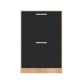 Zapatero Nick negro 2 puertas