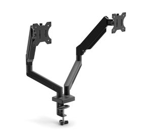 Soporte para monitor Office doble negro