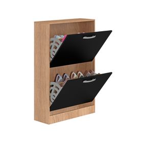 Zapatero Nick negro 2 puertas