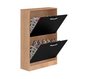 Zapatero Nick negro 2 puertas