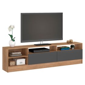 Rack TV 75" Moyan café/grafito