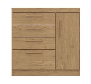 Cómoda Lille café 3 cajones