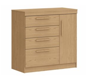 Cómoda Lille café 3 cajones