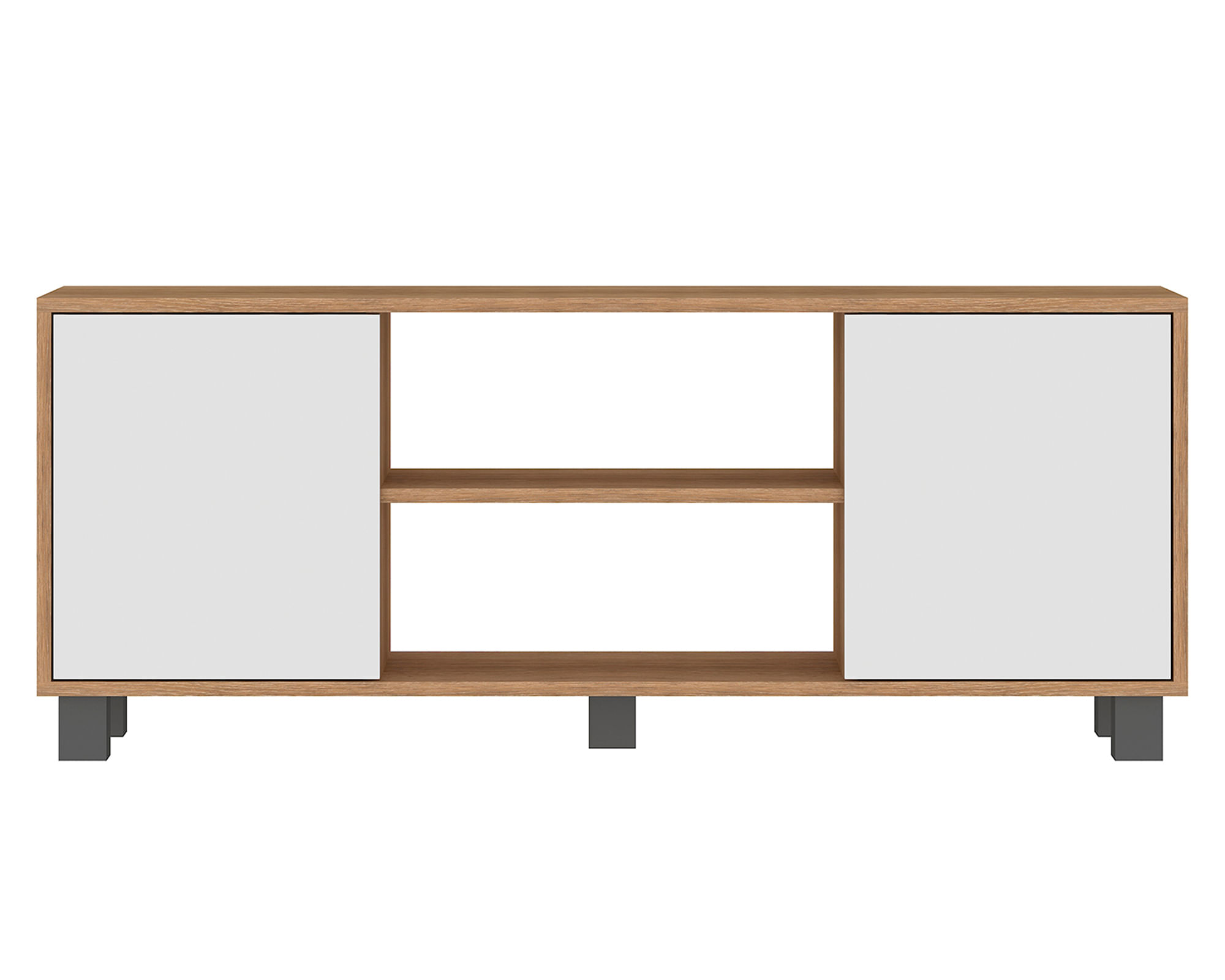 VekkaHome Rack TV 50" Portugal blanco/café