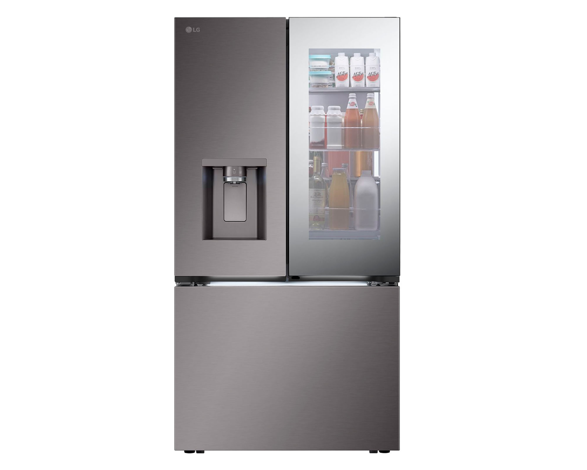LG Refrigerador GM89SXD black stainless steel 852 lt
