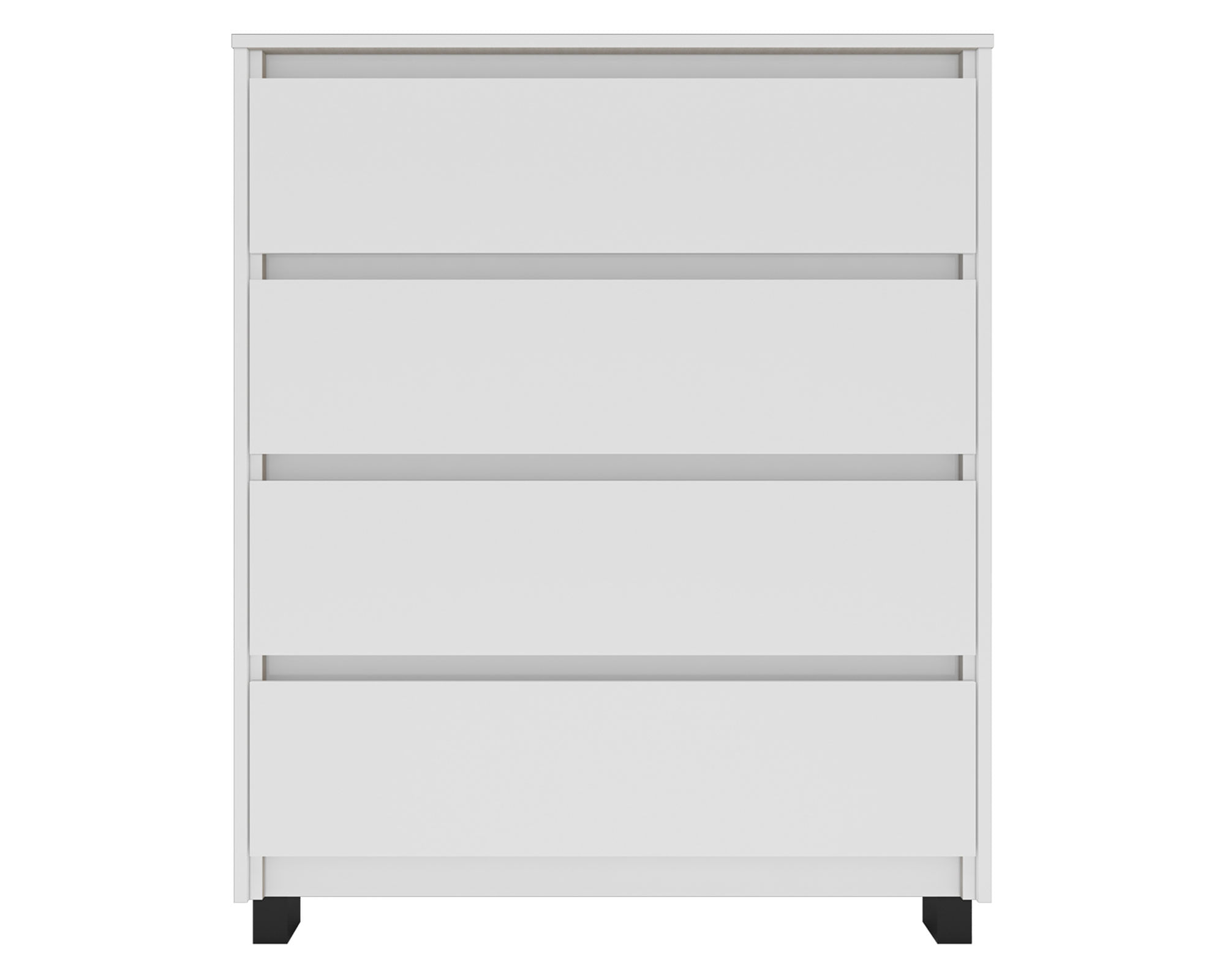 VekkaHome Cómoda Coímbra blanco 4 cajones