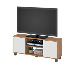 Rack TV 50" Portugal blanco/café