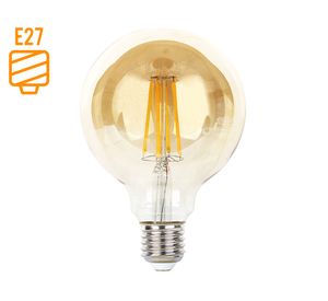 Ampolleta led 6W E27 luz cálida Vintage