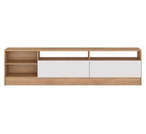 Rack TV 75" Moyan café/blanco