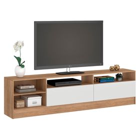 Rack TV 75" Moyan café/blanco