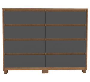 Cómoda Coímbra gris 8 cajones