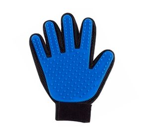Guante quita pelos mascotas 18x23 cm azul