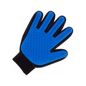 Guante quita pelos mascotas 18x23 cm azul