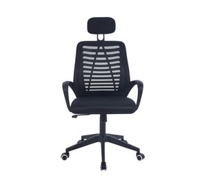 Silla de escritorio Mesh cabezal negro
