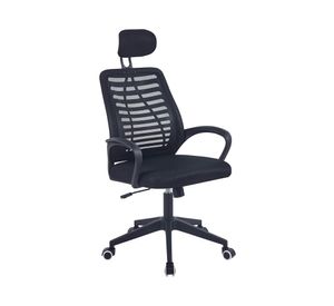 Silla de escritorio Mesh cabezal negro