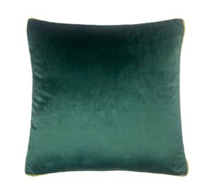 Cojín terciopelo verde 45x45 cm