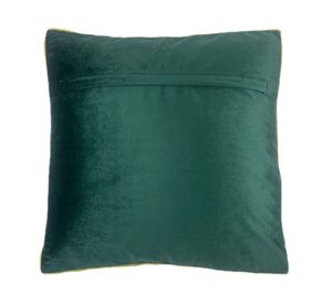 Cojín terciopelo verde 45x45 cm