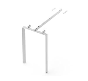 Escritorio lateral Space natural/blanco