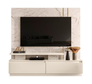 Mueble para TV 75" New Apolo calacata/off white
