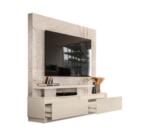 Mueble para TV 75" New Apolo calacata/off white