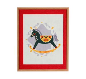 Cuadro caballo juguetes 26x21x2.4 cm