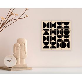 Decoración pared 20x20x1.2 cm 9 piezas