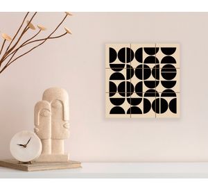 Decoración pared 20x20x1.2 cm 9 piezas