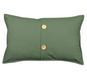 Cojín Básico verde musgo 30x50 cm