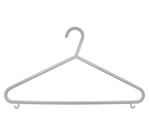 Colgador gris 10 piezas