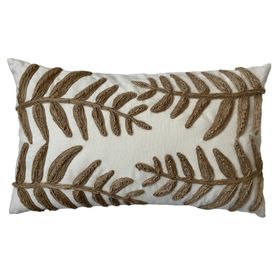 Cojín bordado yute 30x50 cm