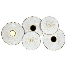 Decoración pared metal 46x87.5x6 cm