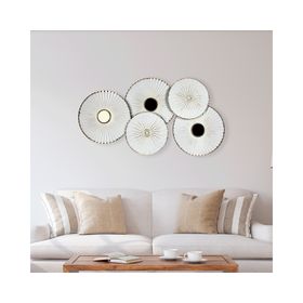 Decoración pared metal 46x87.5x6 cm