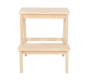 Banquito 2 pasos natural 50x42x39 cm