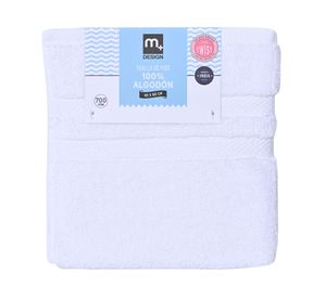 Toalla baño blanco 40x60 cm